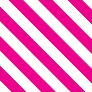 Pink and White Geometric Stripes Wii (Includes 1 Controller) Skin